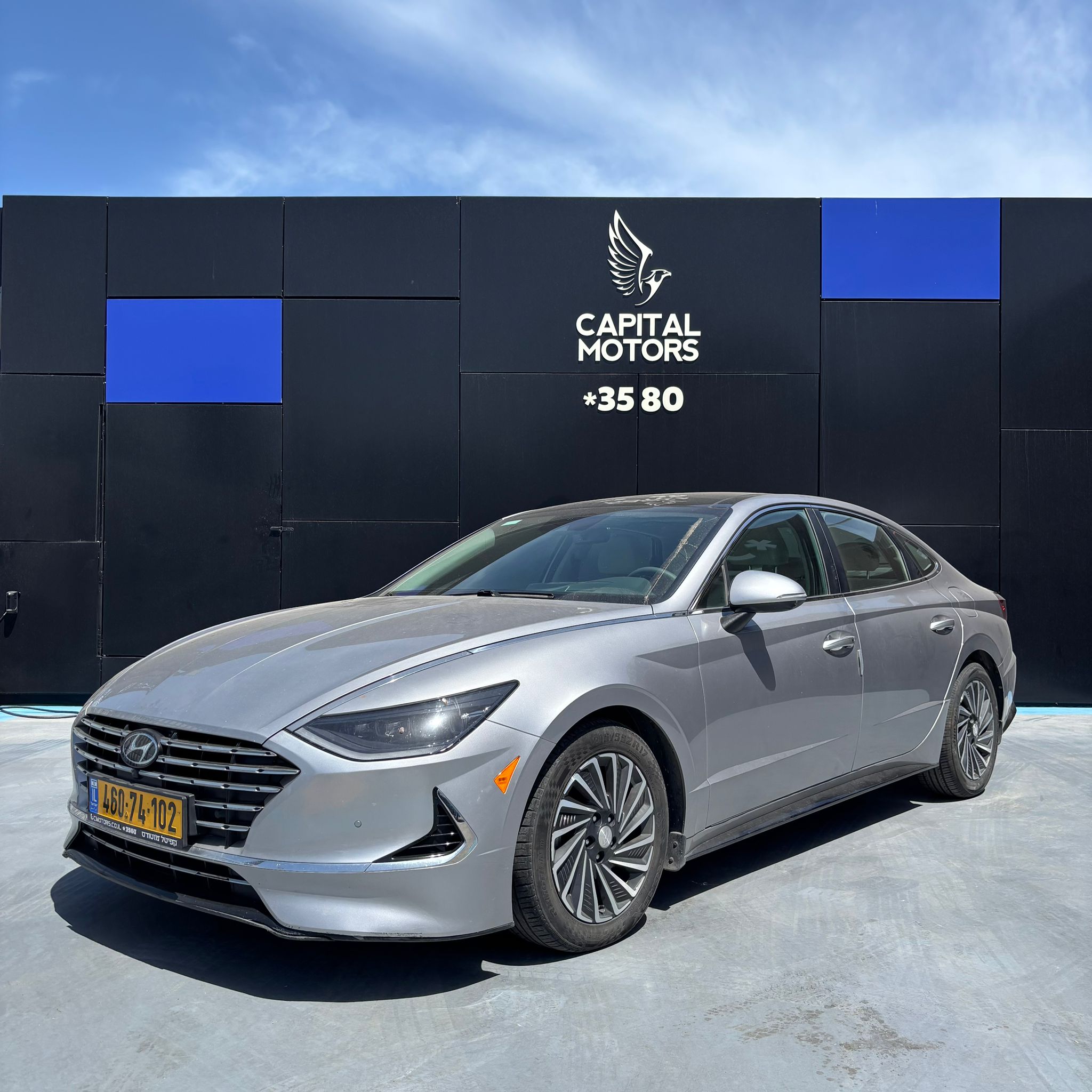 יונדאי SONATA HYBRID משומש - שנת 2021, 93,775 קילומטרים